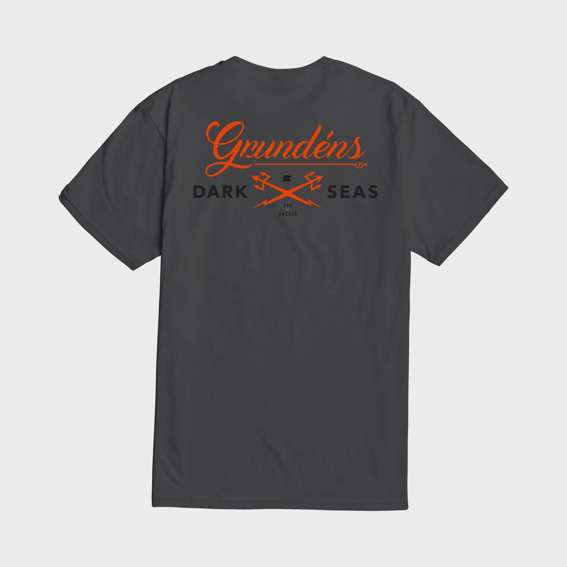 Dark Seas Mens Common Bond Premium T-Shirt - Charcoal - ManGo Surfing