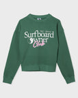 T&C Surf Designs Womens Owner Crew Sweatshirt - Green