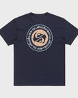 Quiksilver Mens Circle Back T-Shirt - Dark Navy - ManGo Surfing