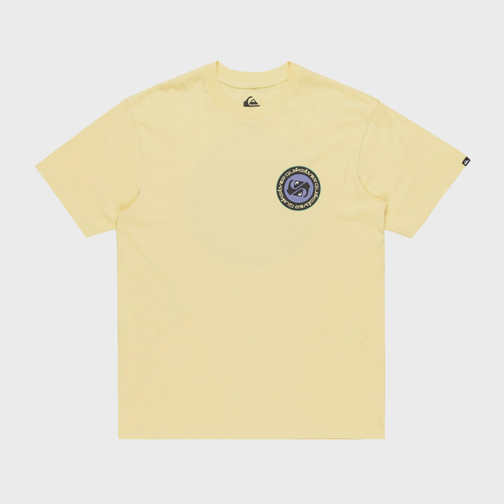 Quiksilver Mens Circle Back T-Shirt - Popcorn - ManGo Surfing