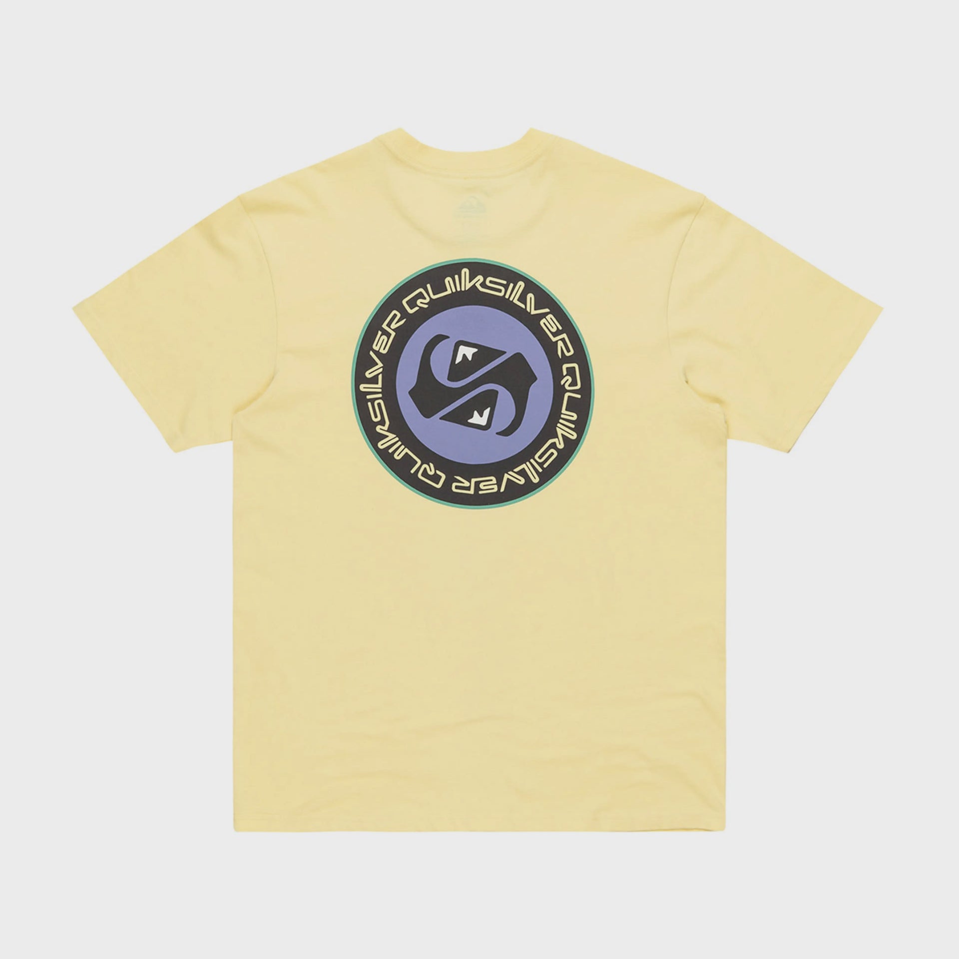 Quiksilver Mens Circle Back T-Shirt - Popcorn - ManGo Surfing