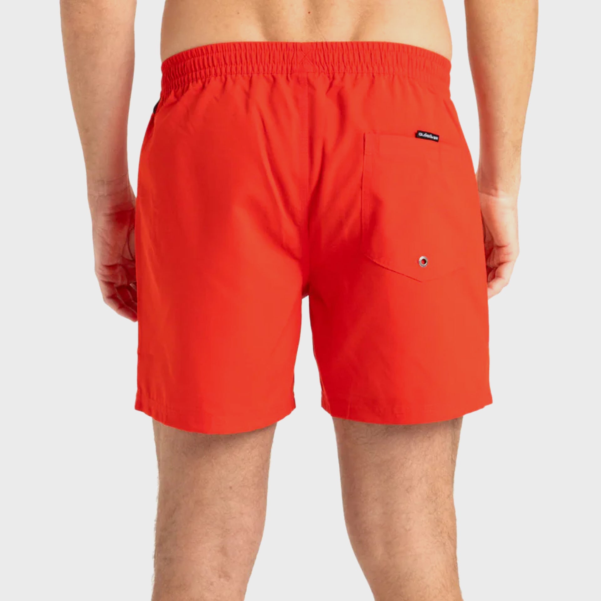 Quiksilver Mens Everyday Solid 15" Swim Shorts - High Risk Red - ManGo Surfing