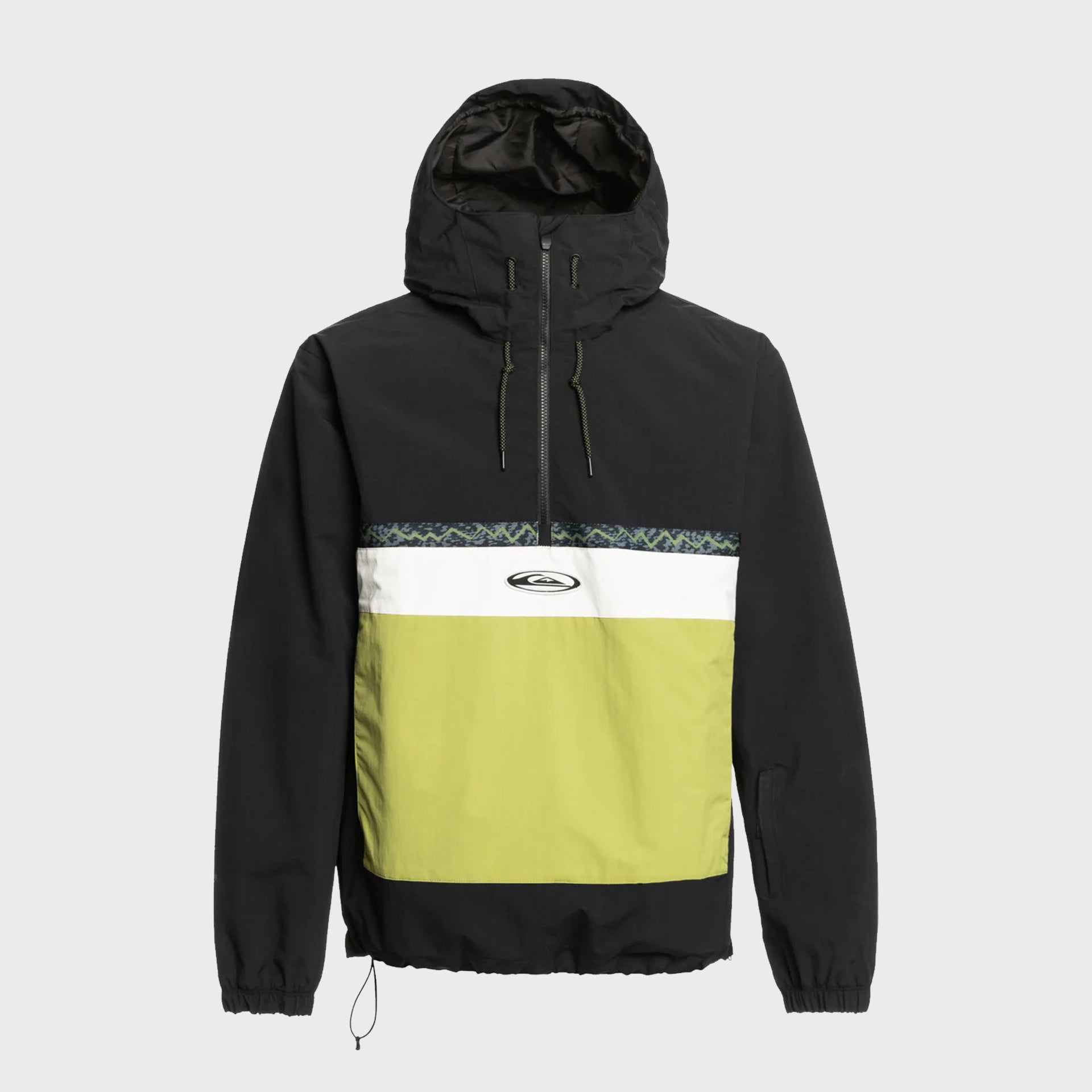 Quiksilver Mens Steeze Technical Snow Jacket - True Black - ManGo Surfing