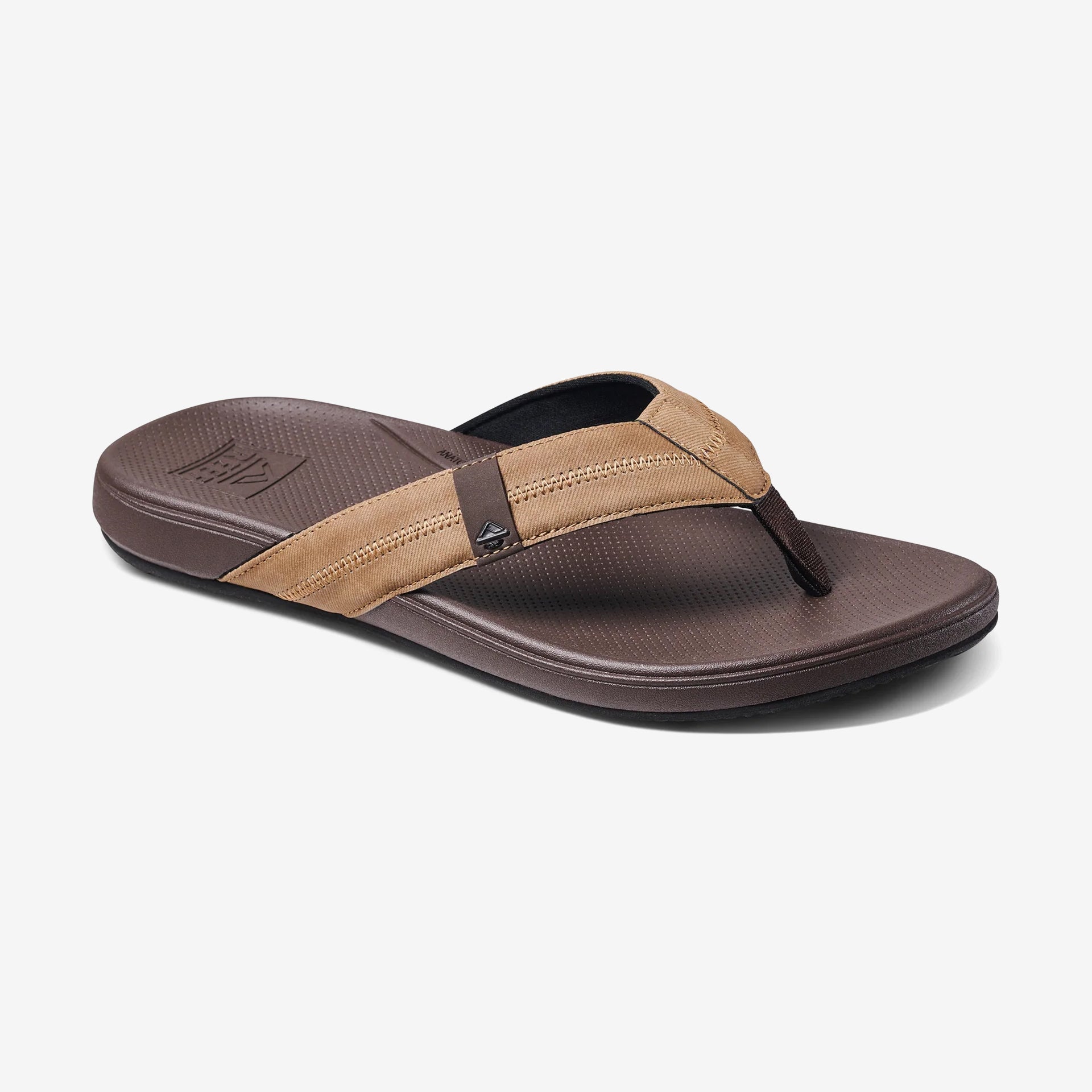 Reef Mens Cushion Phantom 2.0 Flip Flops - Brown/Tan - ManGo Surfing