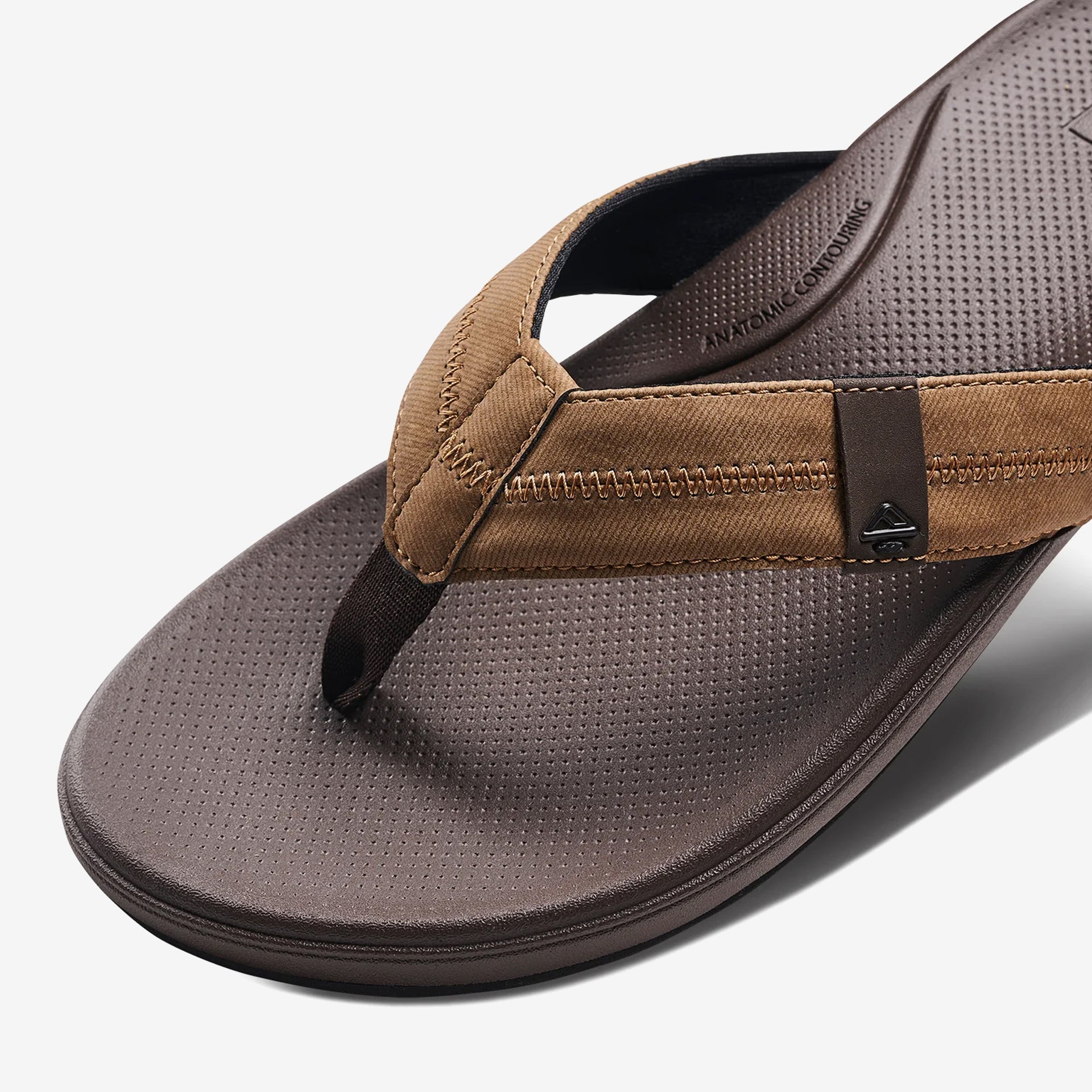 Reef Mens Cushion Phantom 2.0 Flip Flops - Brown/Tan - ManGo Surfing