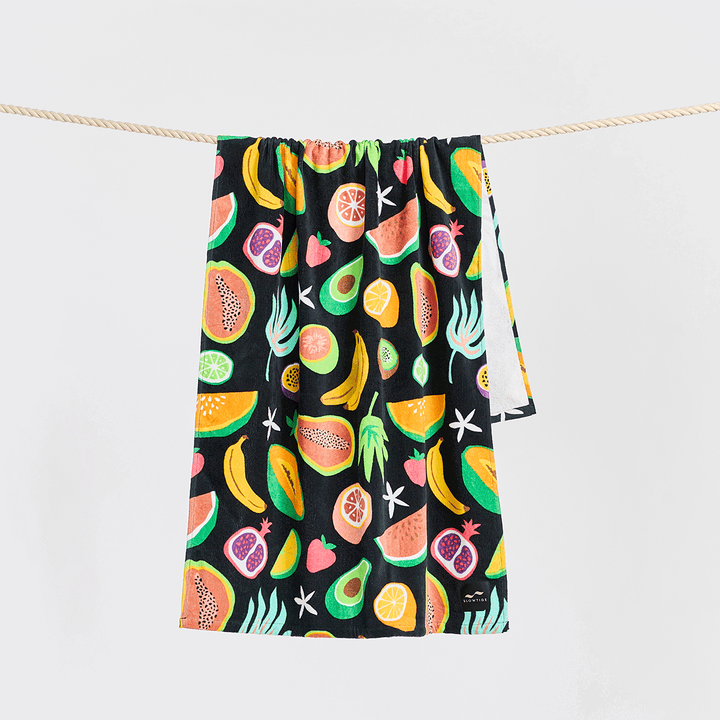 Slowtide Ripe Beach Towel - Black - ManGo Surfing