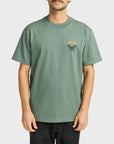 RVCA Mens Butterfly Poster T-Shirt - Balsam Green