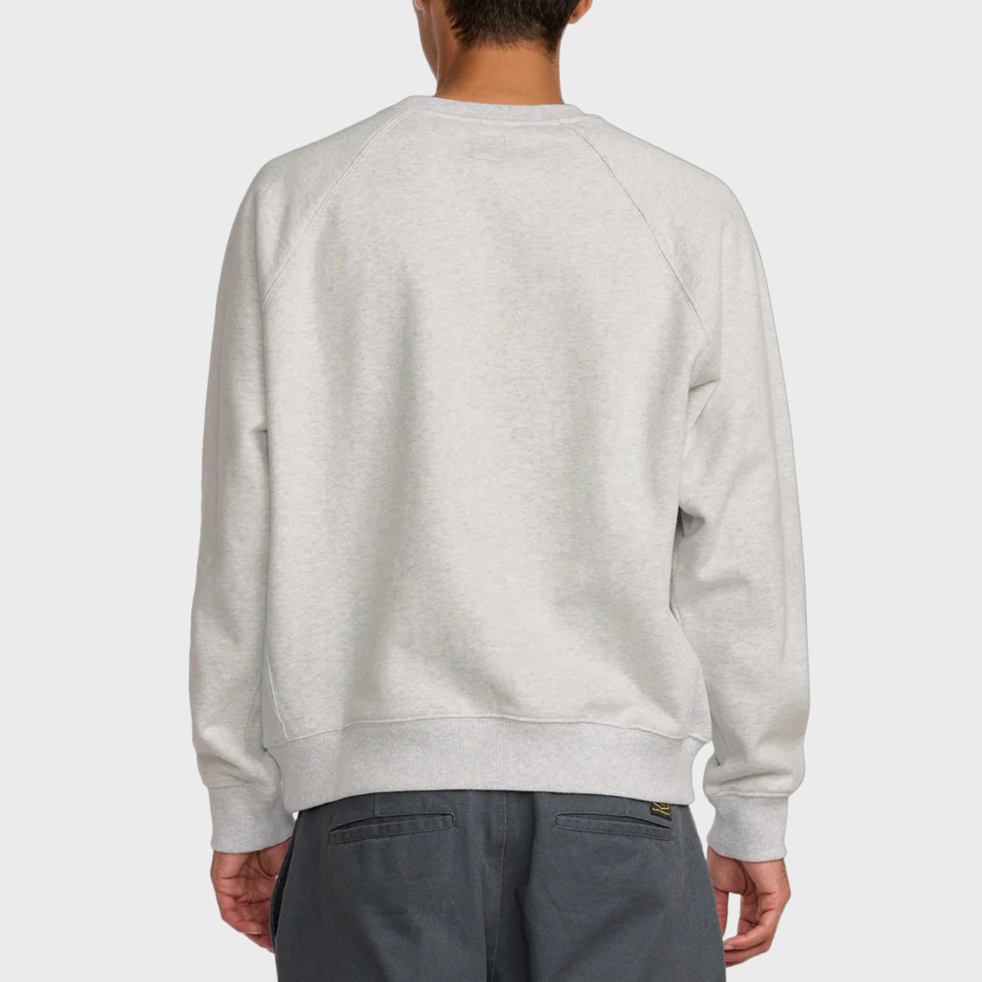 RVCA Mens Dayshift 2 Crew Sweatshirt - Ash Heather