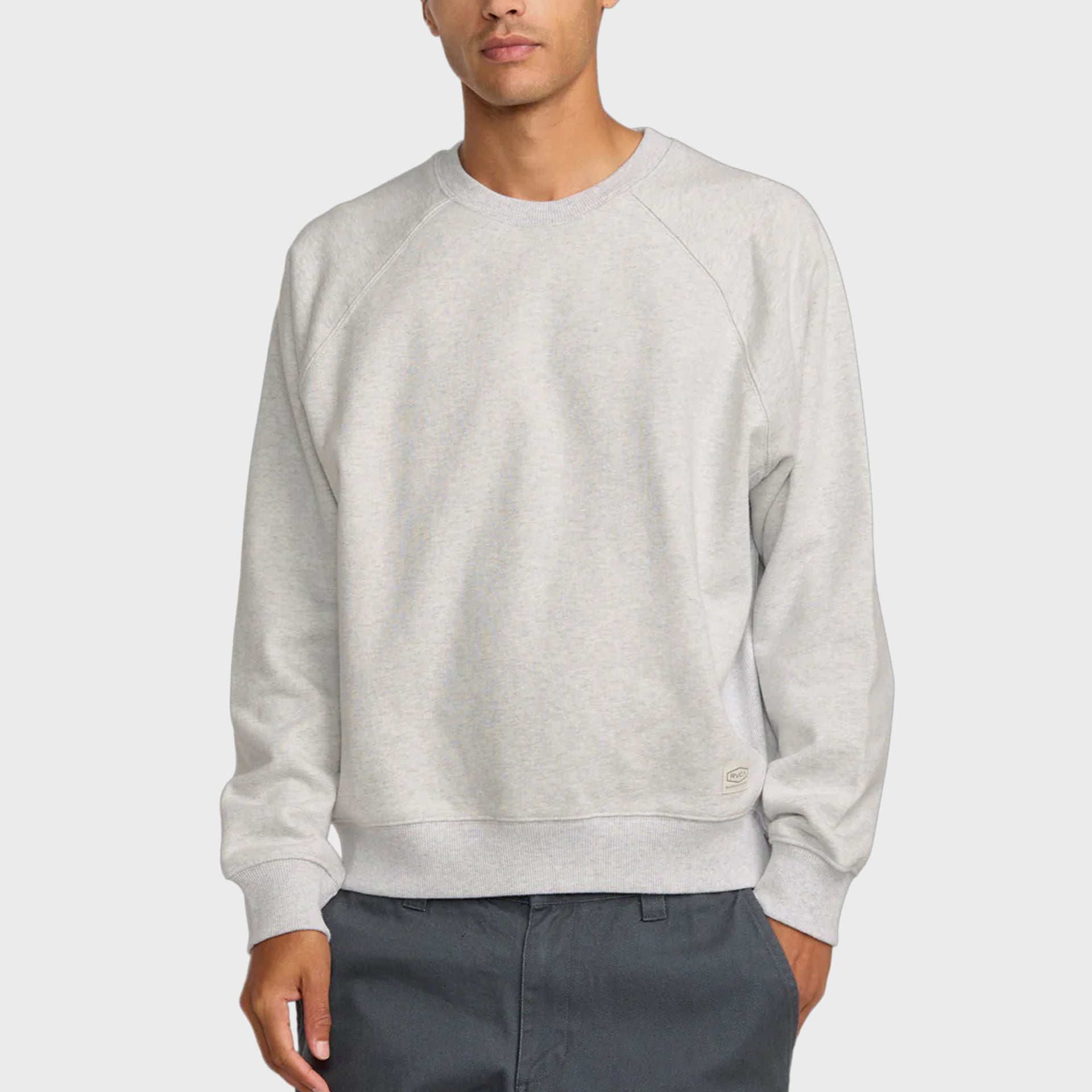 RVCA Mens Dayshift 2 Crew Sweatshirt - Ash Heather