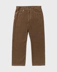 RVCA Mens Dayshift 5 Pocket Canvas Trousers - Bombay Brown
