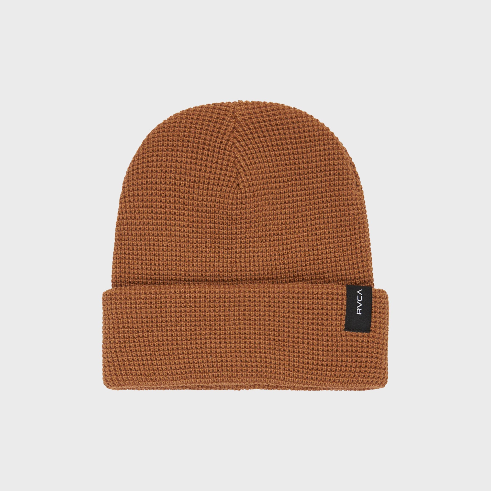 RVCA Mens Dayshift Beanie Hat - One Size - Camel