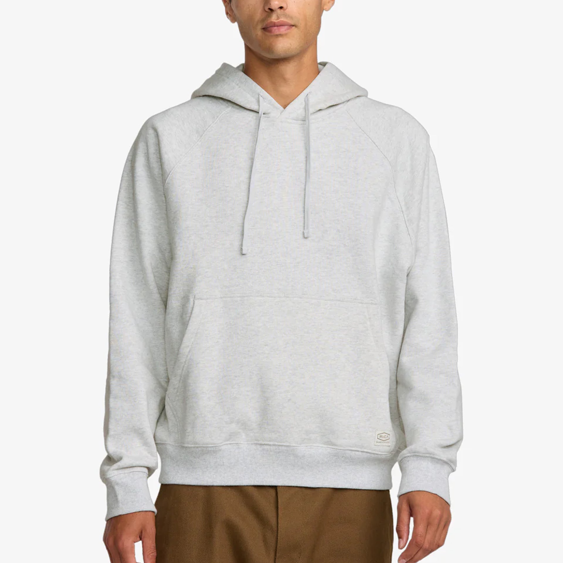 RVCA Mens Dayshift Hoodie - Ash Heather