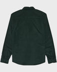 RVCA Mens Freeman Cord Long Sleeve Shirt - Hunter Green