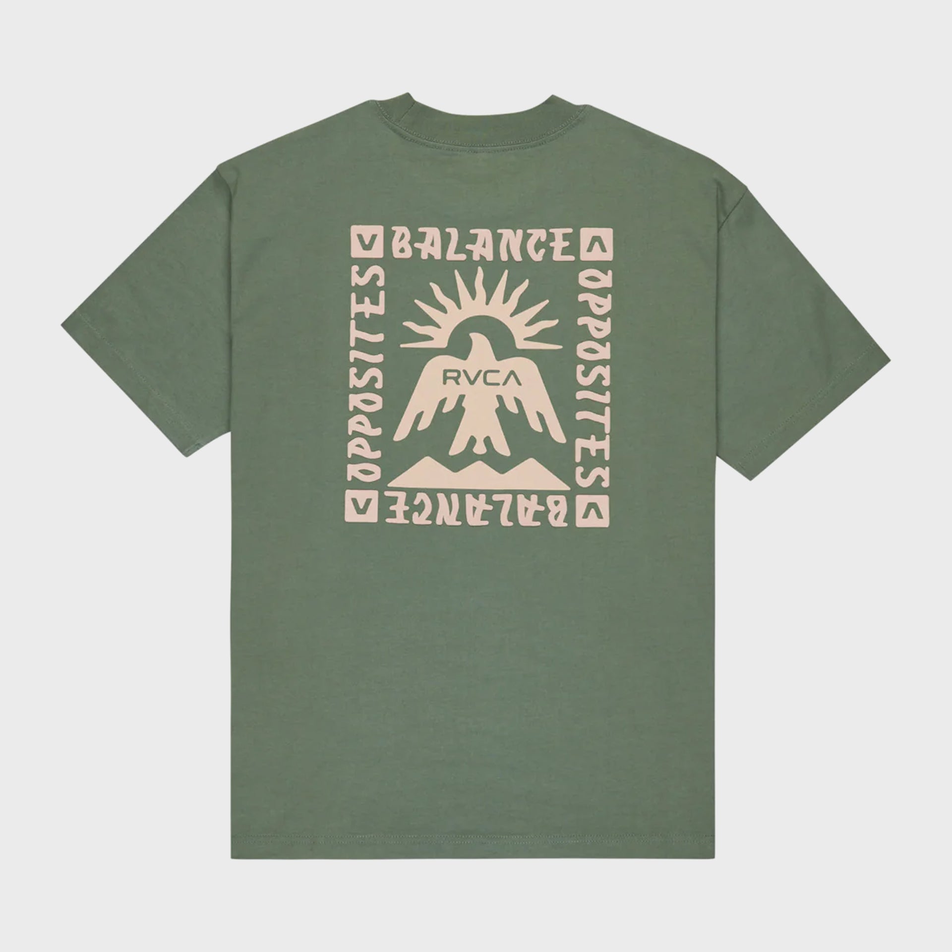 RVCA Mens Las Cruces T-Shirt - Balsam Green