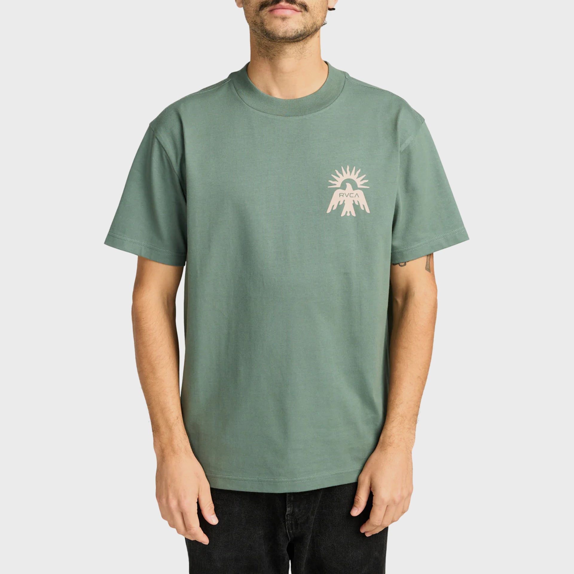 RVCA Mens Las Cruces T-Shirt - Balsam Green