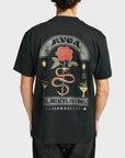 RVCA Mens Roses Poster T-Shirt - Black