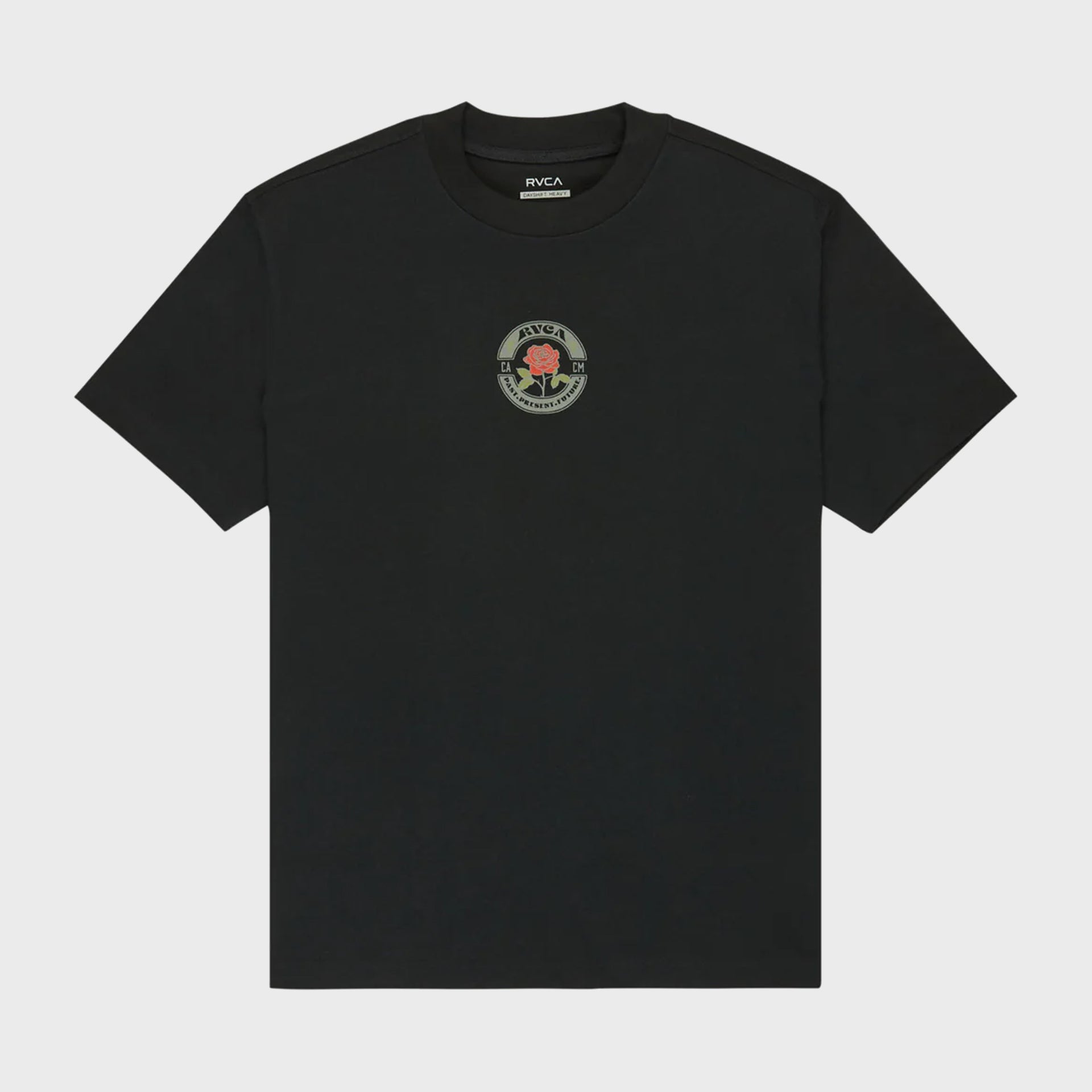 RVCA Mens Roses Poster T-Shirt - Black