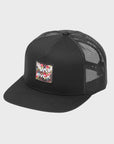 RVCA Mens VA ATW Print Trucker Cap - One Size - Black Floral