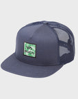 RVCA Mens VA ATW Print Trucker Cap - One Size - Moody Blue