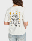 RVCA Womens Butterfly Poster T-Shirt - Antique White