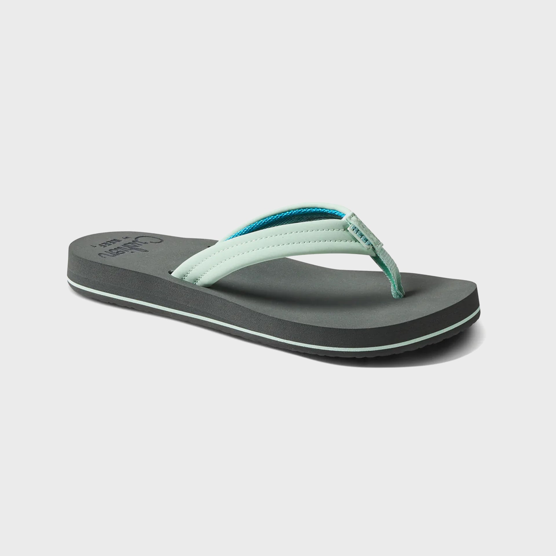 Reef Womens Cushion Breeze Flip Flops - Grey/Mint - ManGo Surfing