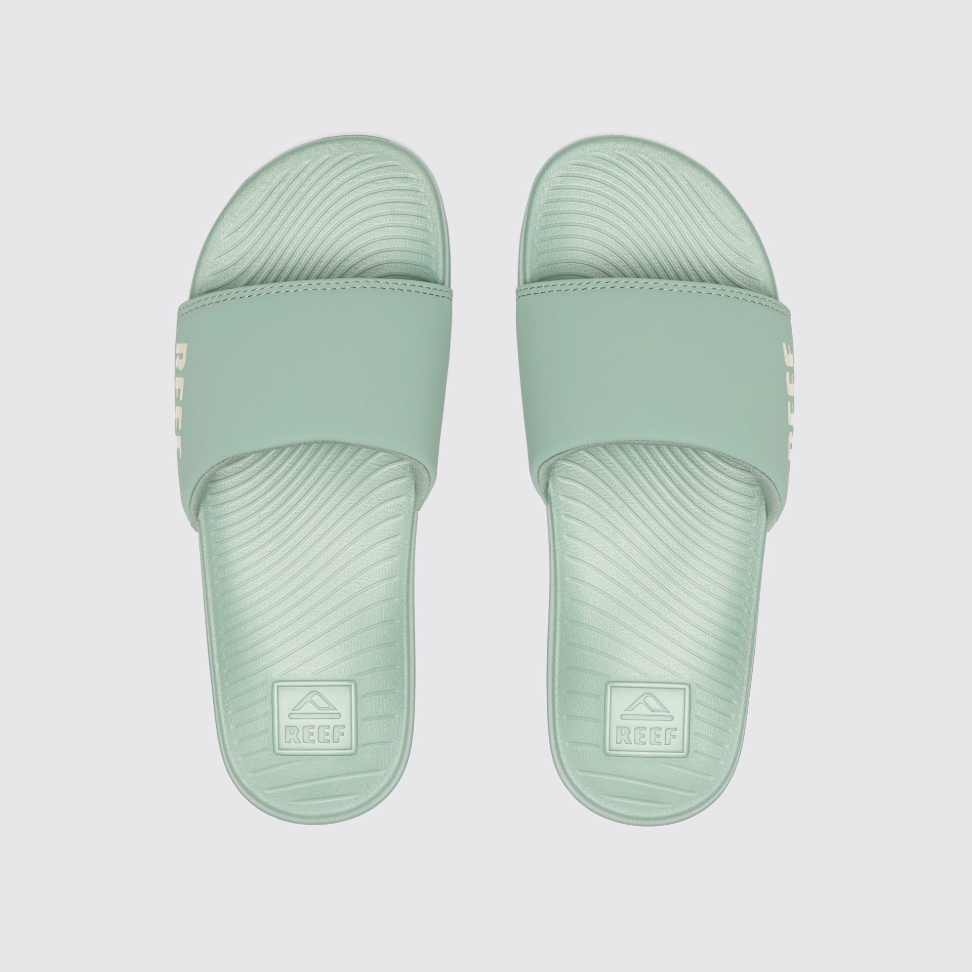 Reef Womens One Slide Sandals - Frosty - ManGo Surfing