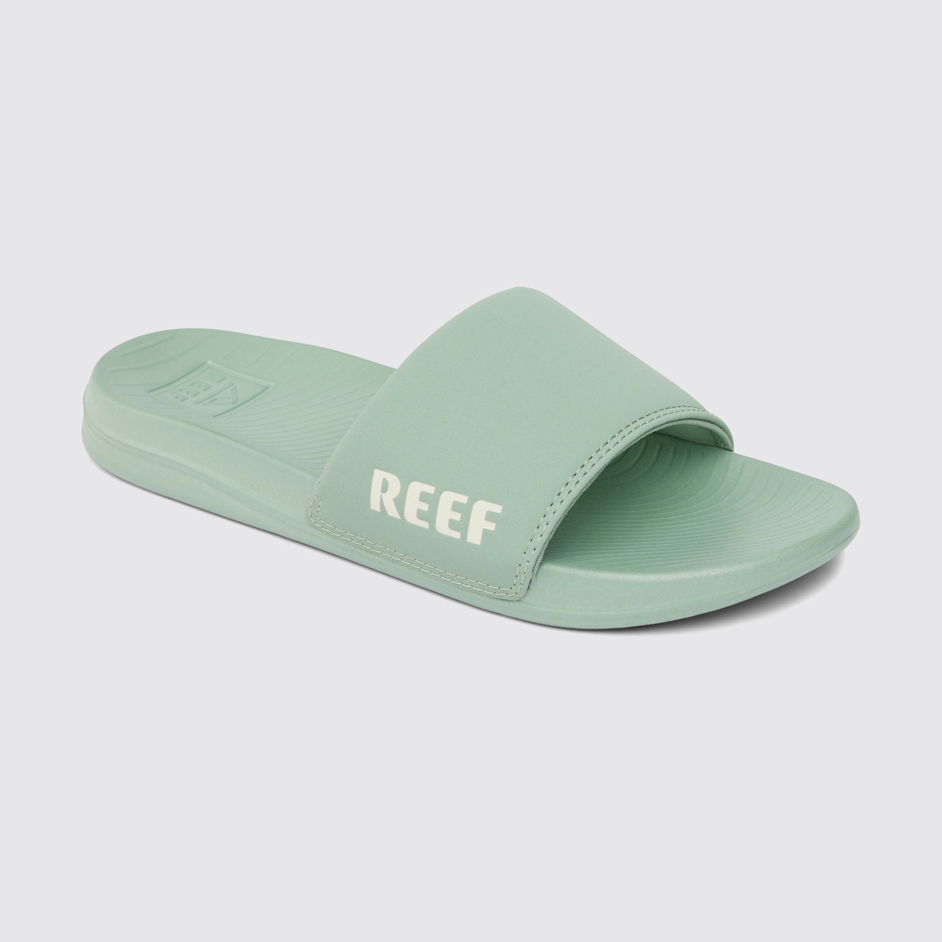 Reef Womens One Slide Sandals - Frosty - ManGo Surfing