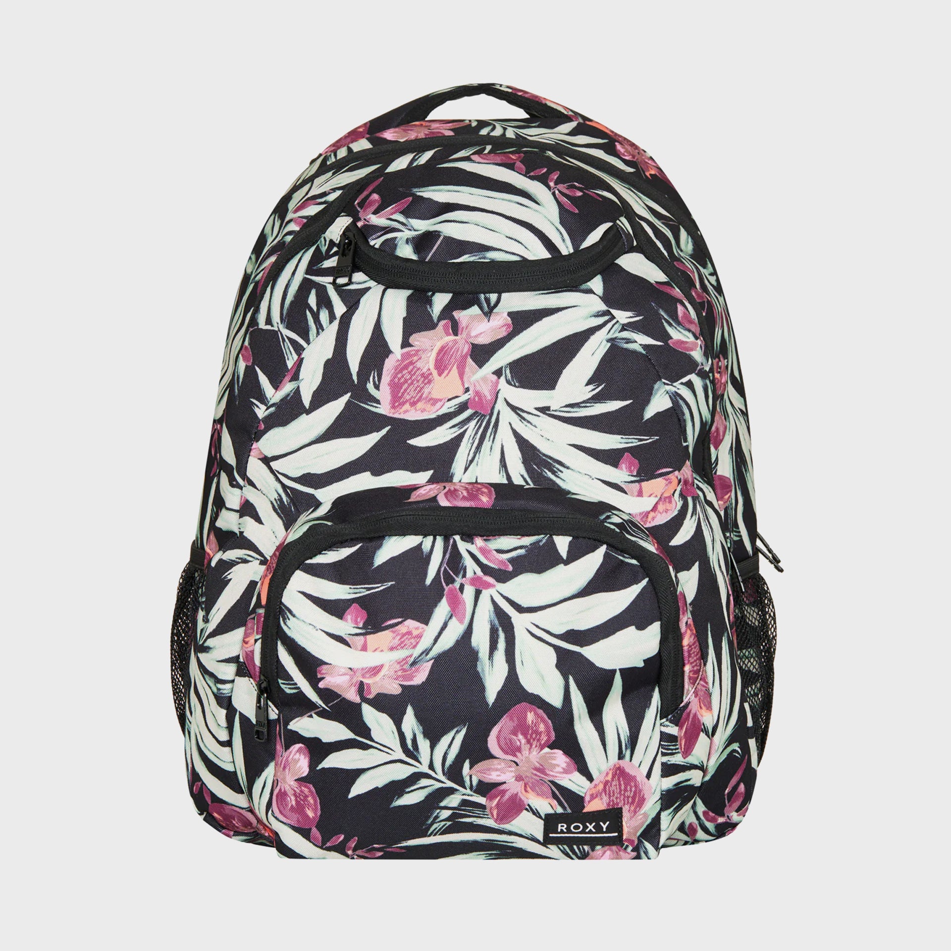 Roxy Shadow Swell Medium Backpack - Anthracite Wind Swept Floral