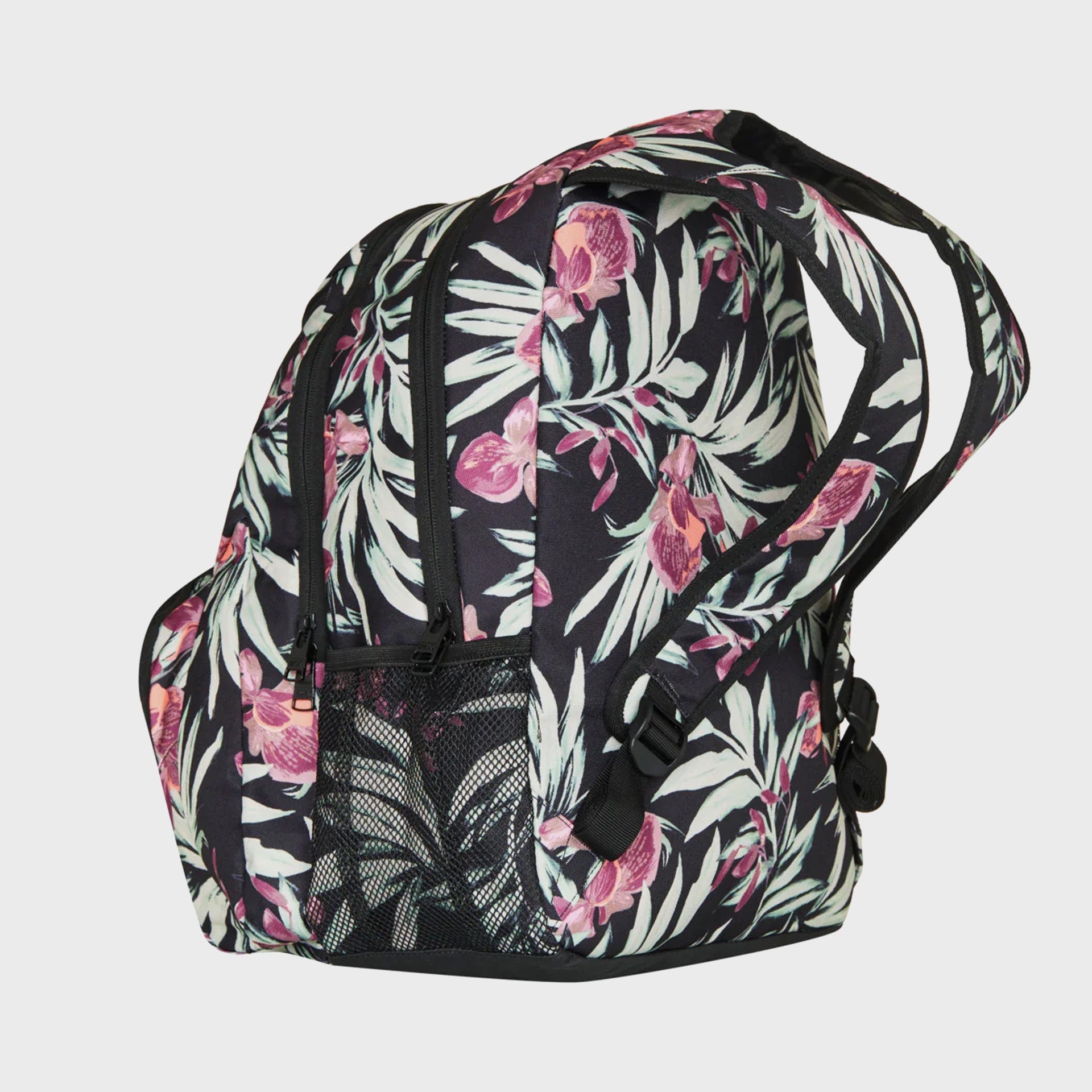 Roxy Shadow Swell Medium Backpack - Anthracite Wind Swept Floral