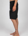 Rusty Mens Baseline Cargo 21" Shorts - Black - ManGo Surfing