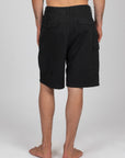 Rusty Mens Baseline Cargo 21" Shorts - Black - ManGo Surfing
