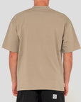 Rusty Steezey Short Sleeve T-Shirt - Khaki - ManGo Surfing