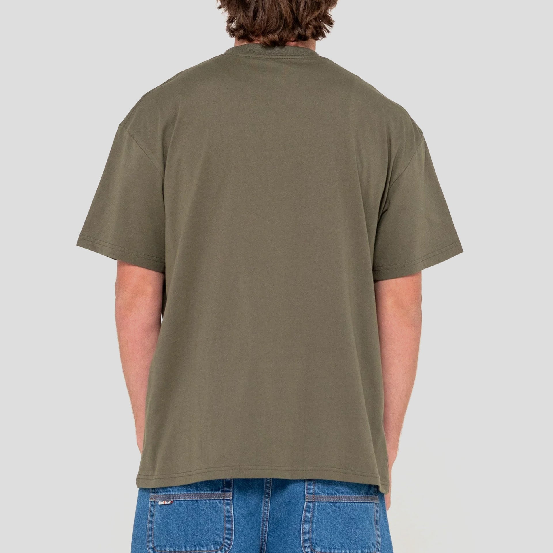 Rusty Vital Rusty Short Sleeve T-Shirt - Savanna - ManGo Surfing