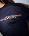 Rusty Womens Wave Rider 2.0 Oversize T-Shirt - Navy Blue
