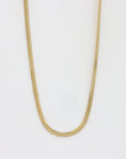 Pineapple Island Herringbone Chain Necklace - Gold