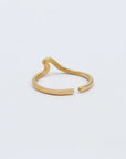 Pineapple Island Wave Ring - Gold