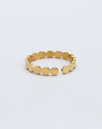 Pineapple Island Dainty Dot Waterproof Ring - Gold