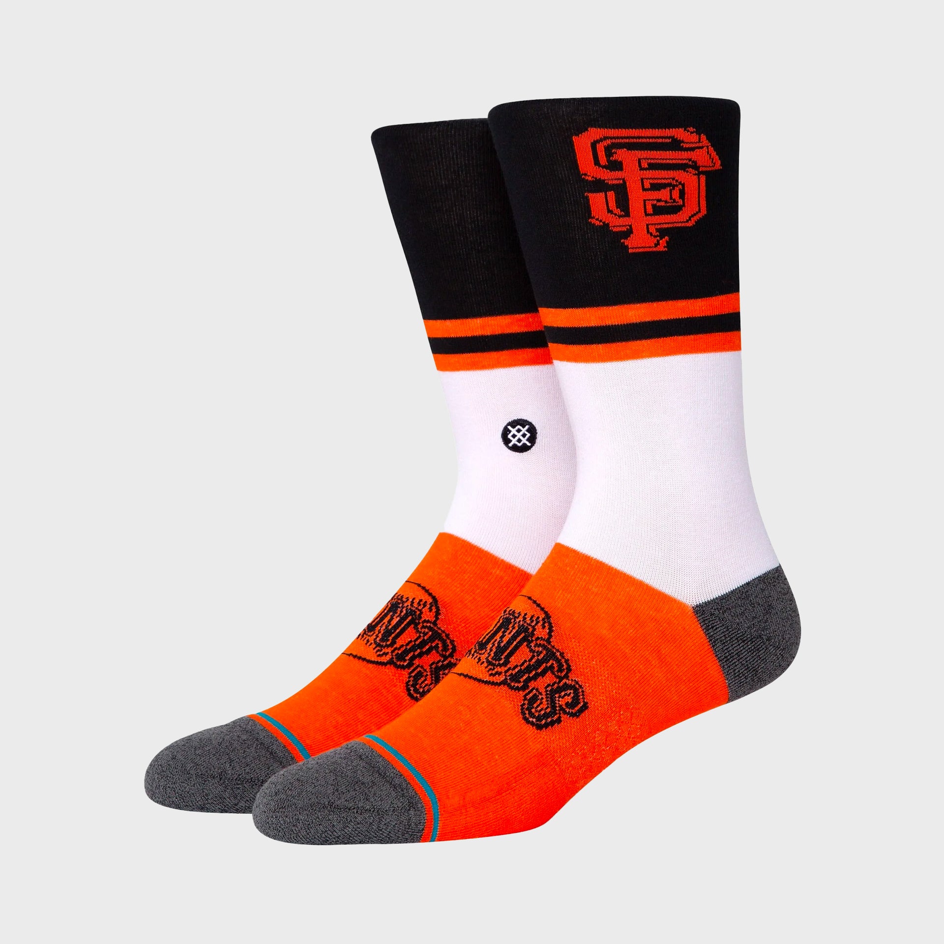 Stance SF Colour Crew Socks - White - ManGo Surfing