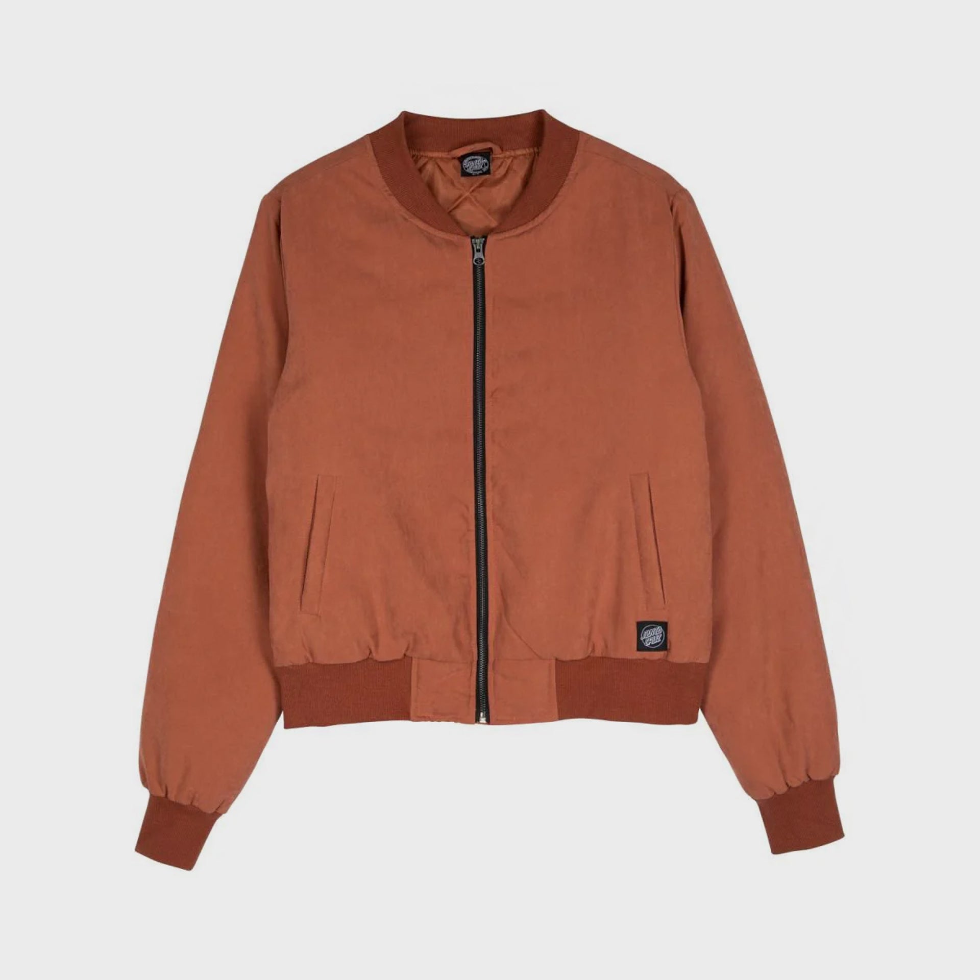 Santa Cruz Womens Opus Dot Bomber Jacket - Clay - ManGo Surfing