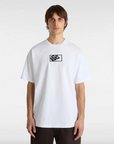 Vans Mens Blocked Box Loose Short Sleeve T-Shirt - White