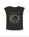 T&C Surf Designs Planet Muscle T-Shirt - Wash Black