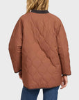 Sisstr Evolution - Jane Reversible Jacket - Espresso Brown - ManGo Surfing