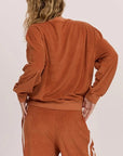Sisstr Evolution - West Shore Terry Fleece Sweatshirt - Terracotta - ManGo Surfing