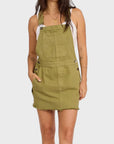 Sisstr Evolution Ezra Pinifore Overall Dress - Army