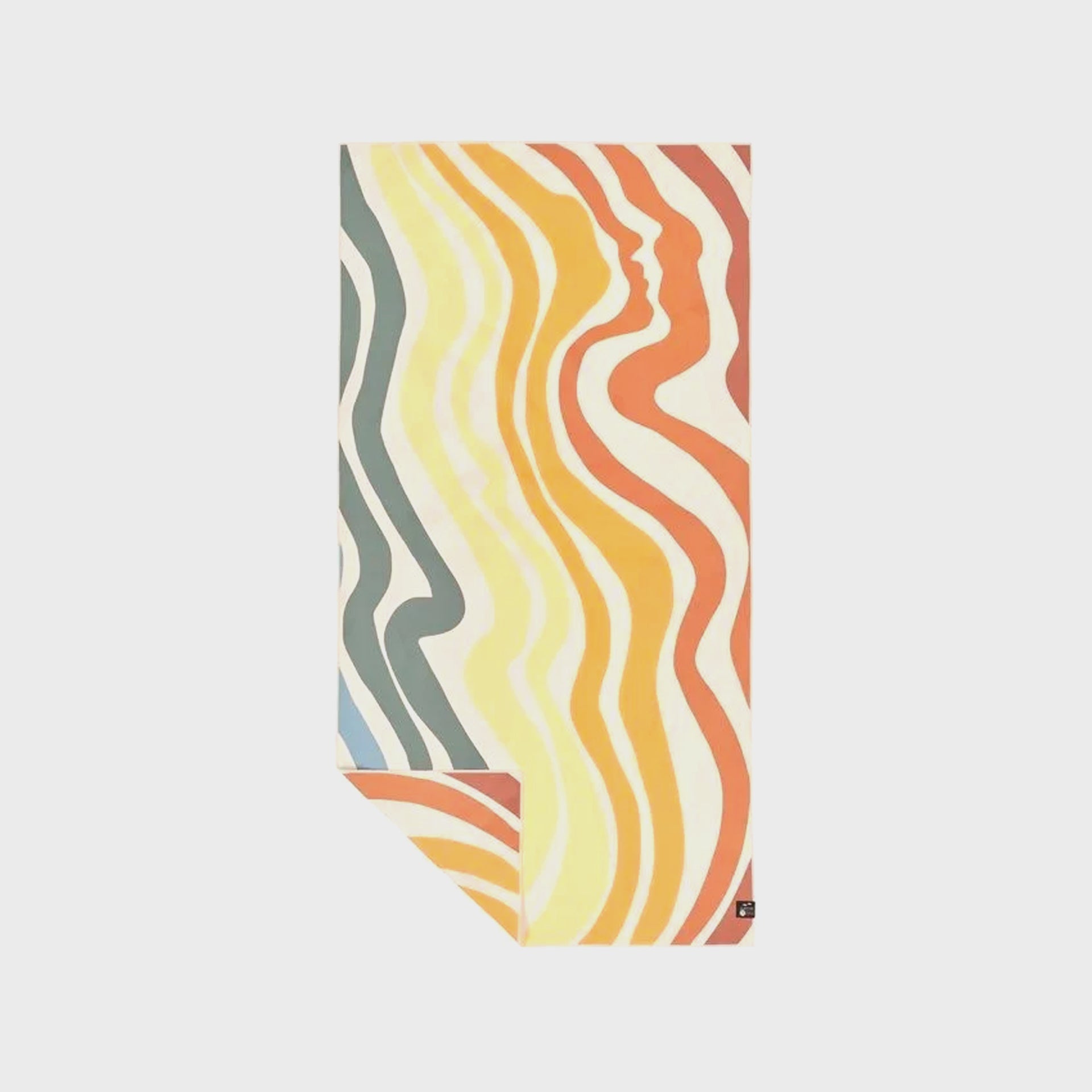 Slowtide Textured Waves Quick Dry Towel - Multicoloured - ManGo Surfing