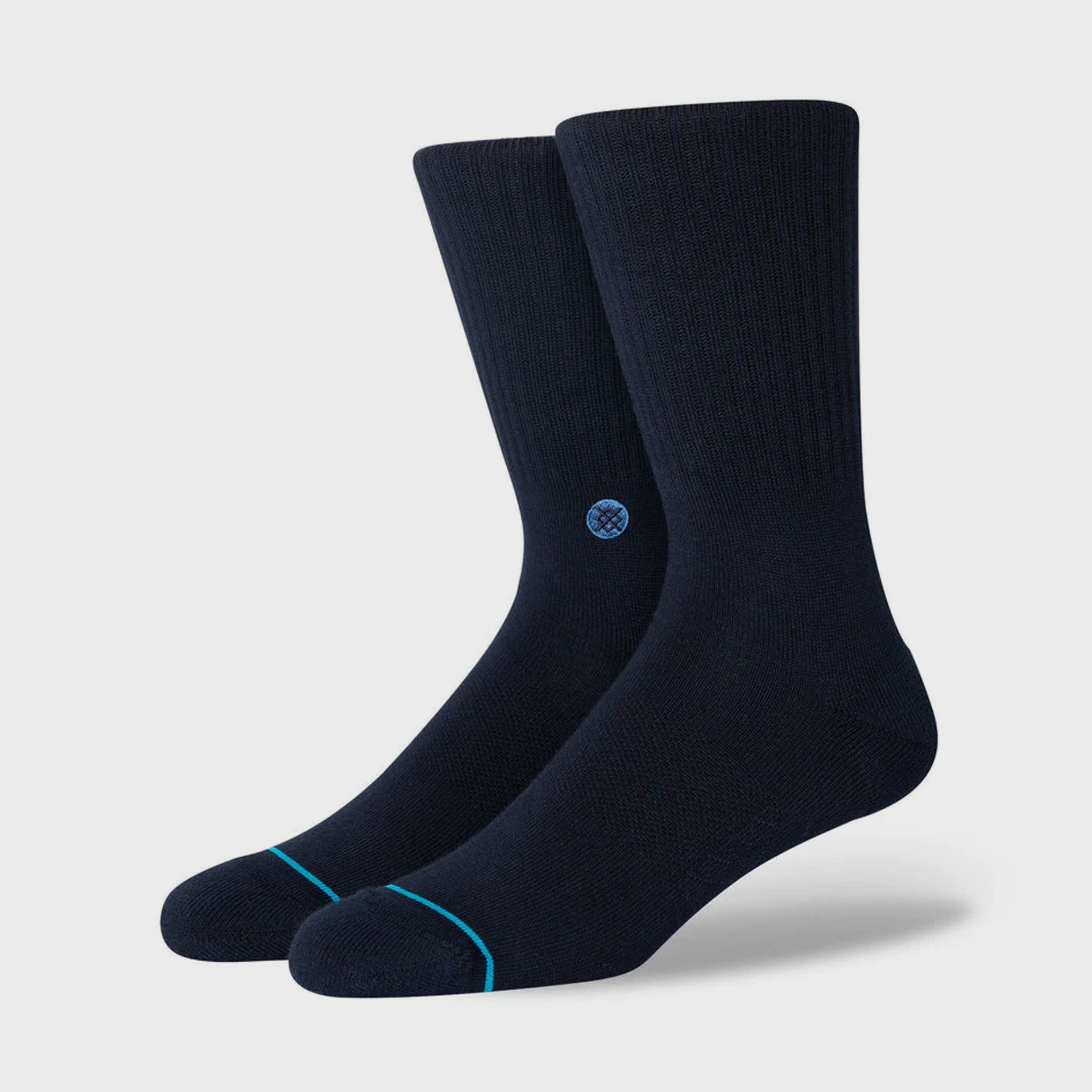Stance Icon Crew Socks - Dark Navy - ManGo Surfing