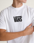 Vans Mens Stretch Logo T-Shirt - White/Black