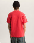 Vans Mens Stretch Logo Short Sleeve T-Shirt - Crimson Haze
