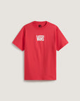 Vans Mens Stretch Logo Short Sleeve T-Shirt - Crimson Haze