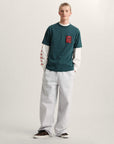 Vans Mens Stretch Stack Crackle T-Shirt - Mystic Moss